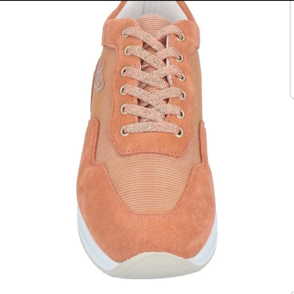 Byblos Suede Sneakers Size 39 Peach